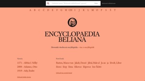 beliana – internetová verzia